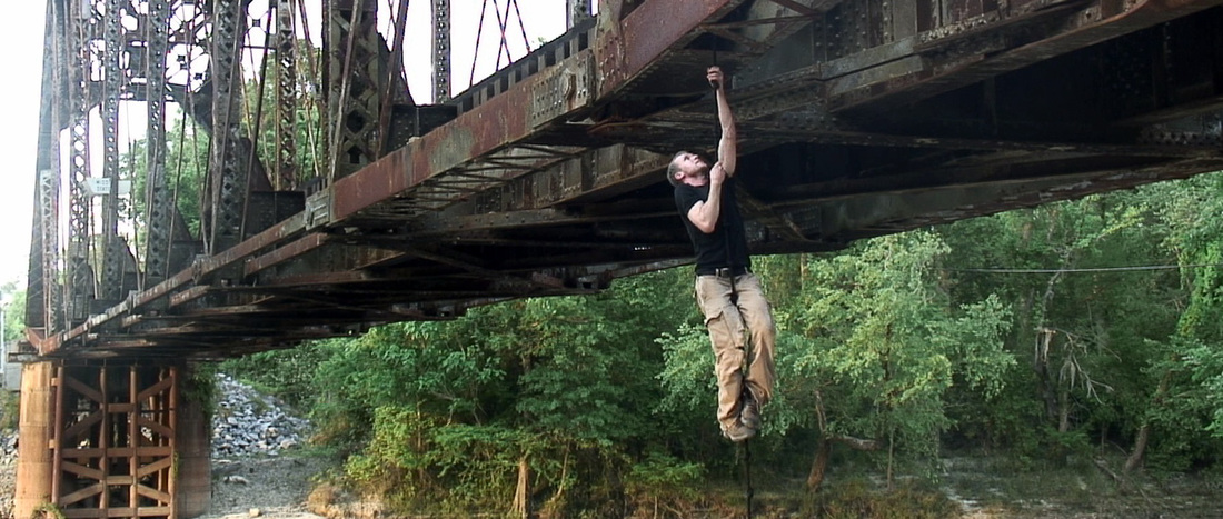 A License/AFF skydiver Derek Barnes, just hanging out